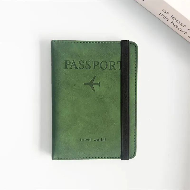 RFID Vintage Business Passport Holder