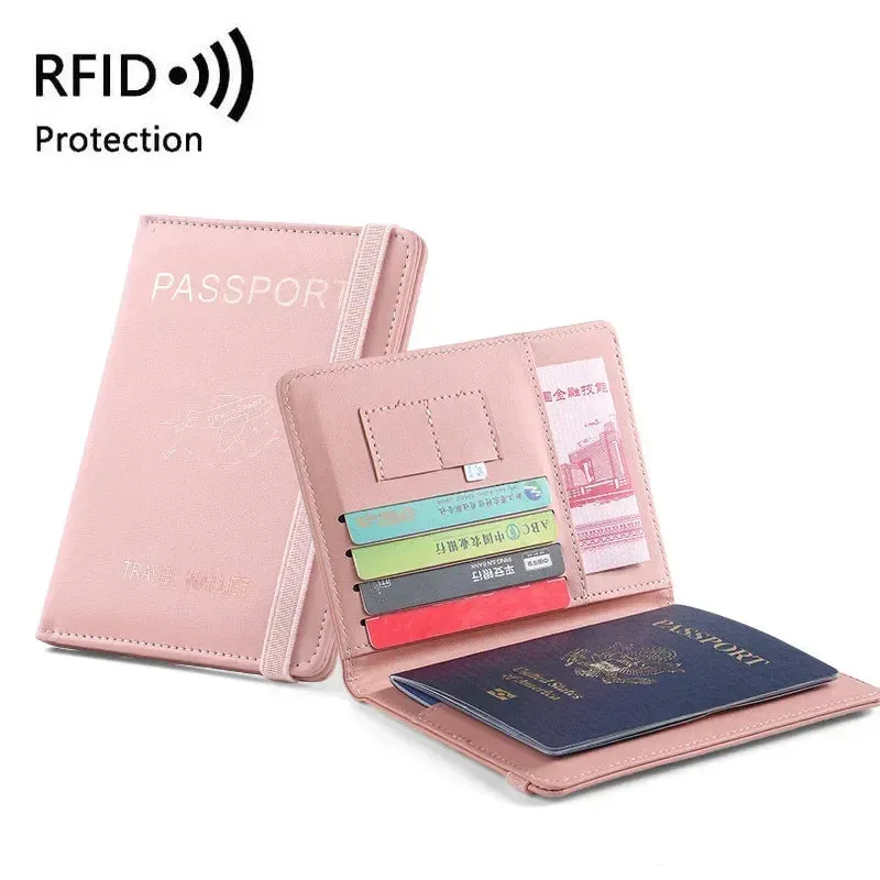 RFID Vintage Business Passport Holder