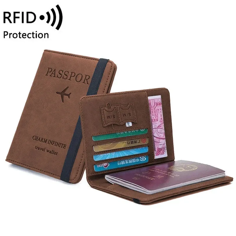 RFID Vintage Business Passport Holder