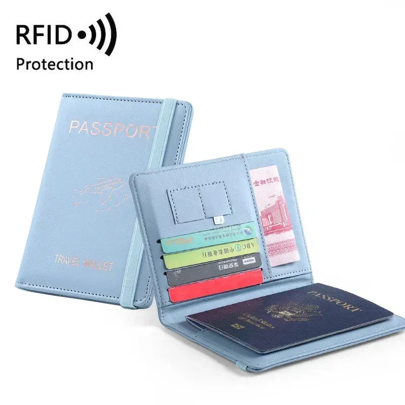 RFID Vintage Business Passport Holder