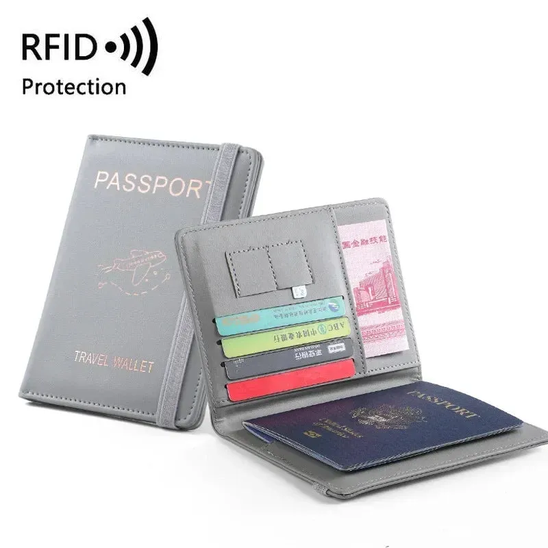 RFID Vintage Business Passport Holder