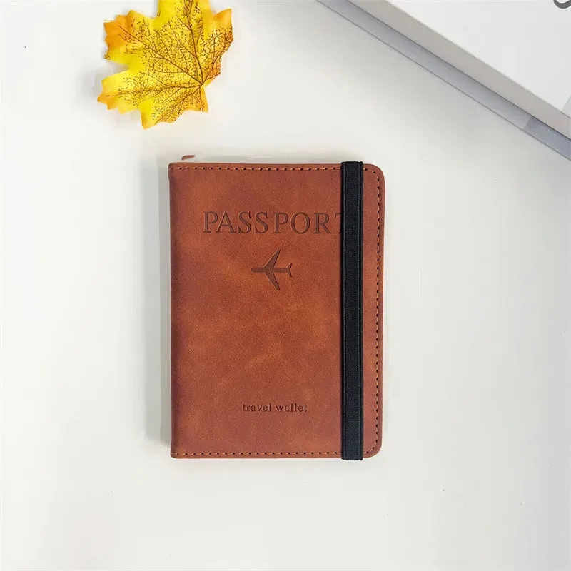 RFID Vintage Business Passport Holder
