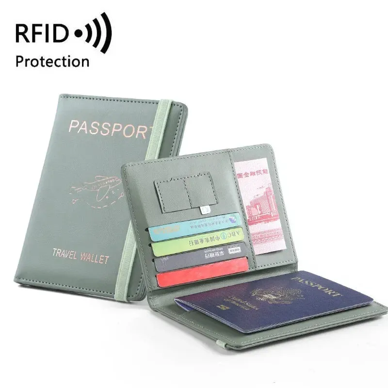 RFID Vintage Business Passport Holder