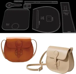 RIVEENY Leather Pattern Template, Leather Craft Acrylic Patterns, Leather Bag Patterns Templates, Acrylic Leather Patterns Templates for Women's Handbags