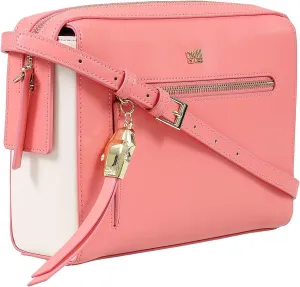 ROBERTO CAVALLI Class GWLPD5 T35 Brigitte 0 Peach/Ivory Medium Shoulder Bag for womens