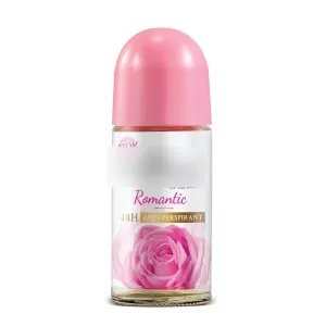 Romantic Anti-Perspirant Deodorant Roll-On For Women| 48-Hours Long Odour Protection| Soothing Floral French Fragrance| Quick Drying & Non-Sticky| 50ml
