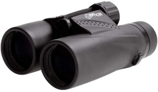 Roof Prism Rubber Armored Bak-4 Binocular, 8 x 42-Inch