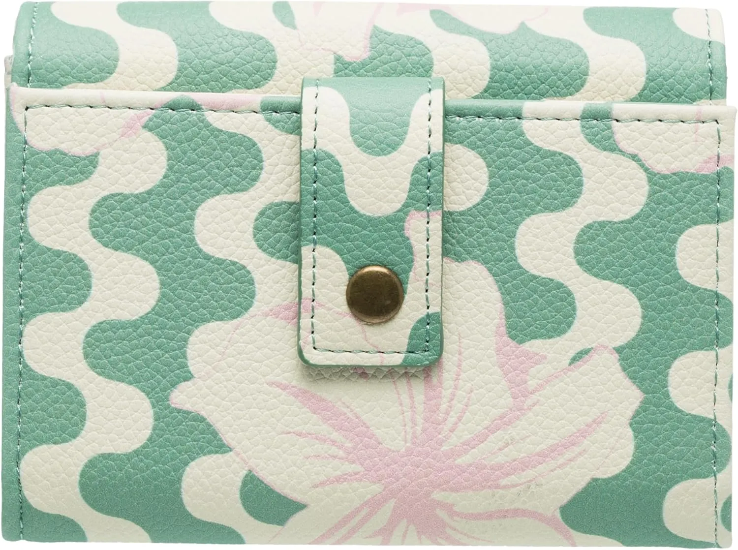 Roxy Women's Wallet | ID Window | Passport Window | Zip Closure | Card Slots | Travel | Everyday Carry | Faux Leather