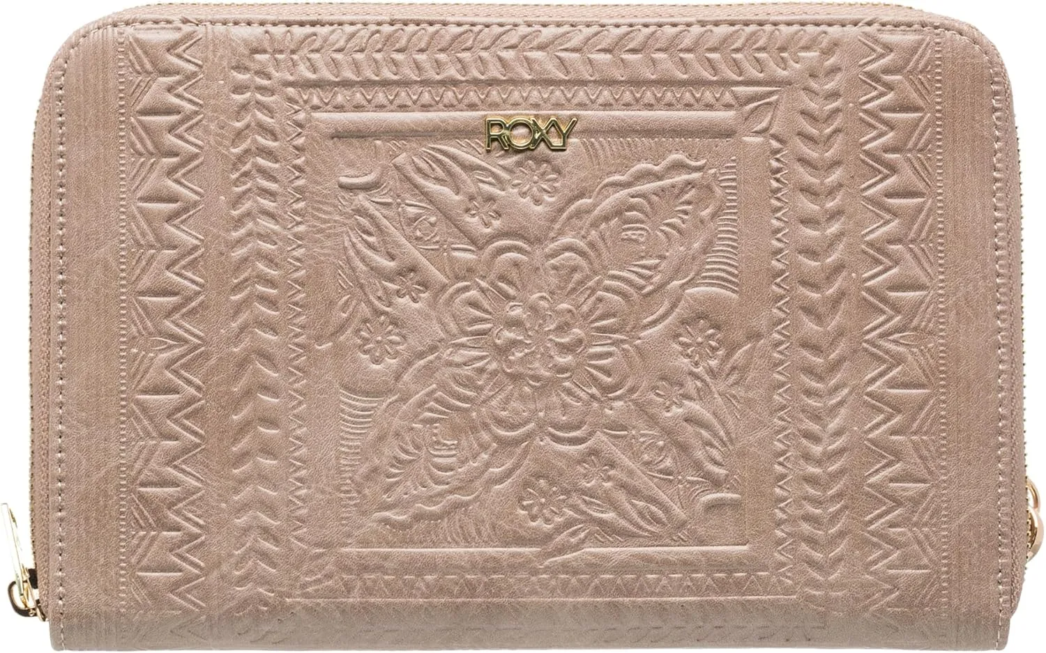 Roxy Women's Wallet | ID Window | Passport Window | Zip Closure | Card Slots | Travel | Everyday Carry | Faux Leather
