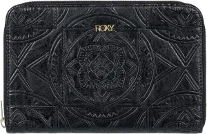 Roxy Women's Wallet | ID Window | Passport Window | Zip Closure | Card Slots | Travel | Everyday Carry | Faux Leather