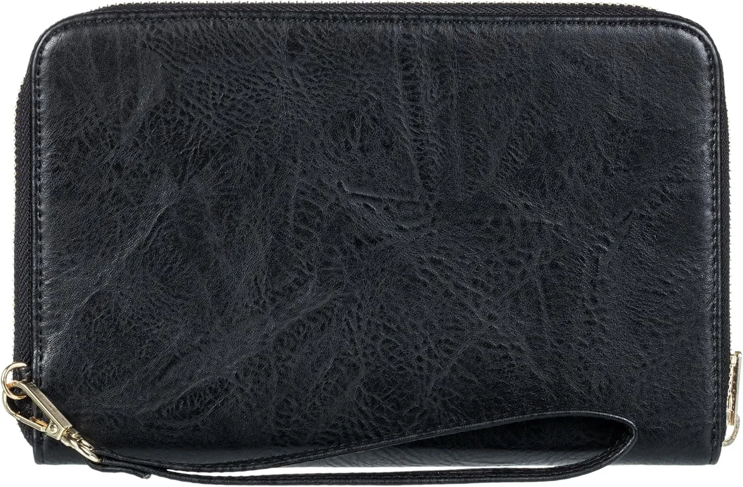 Roxy Women's Wallet | ID Window | Passport Window | Zip Closure | Card Slots | Travel | Everyday Carry | Faux Leather