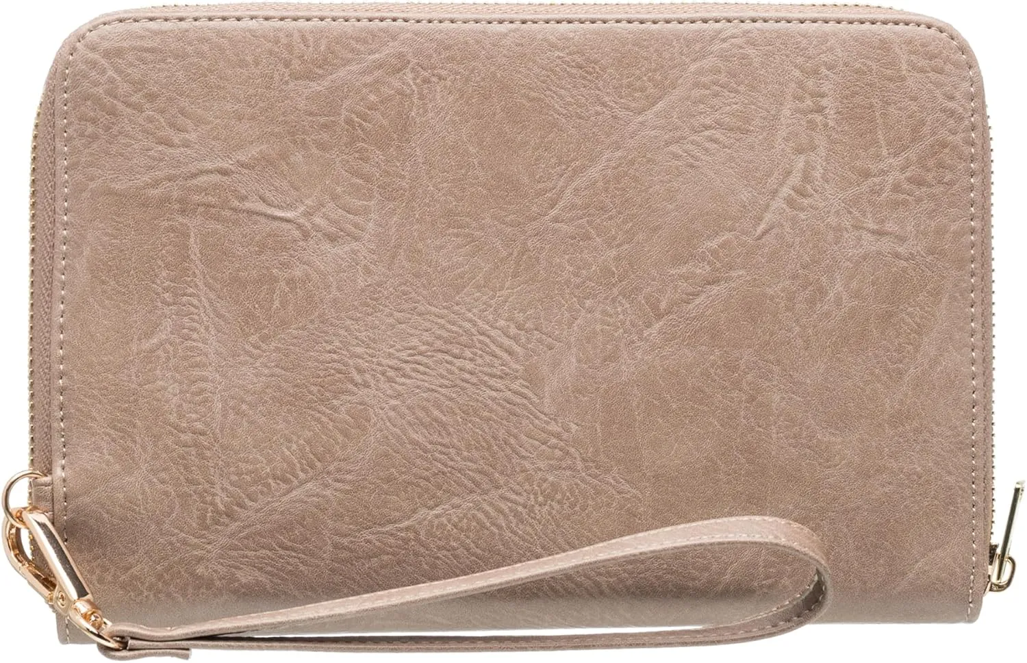 Roxy Women's Wallet | ID Window | Passport Window | Zip Closure | Card Slots | Travel | Everyday Carry | Faux Leather