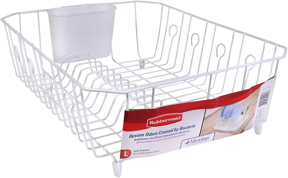 Rubbermaid Food Products Rubbermaid, Large, White For Dish Drainer