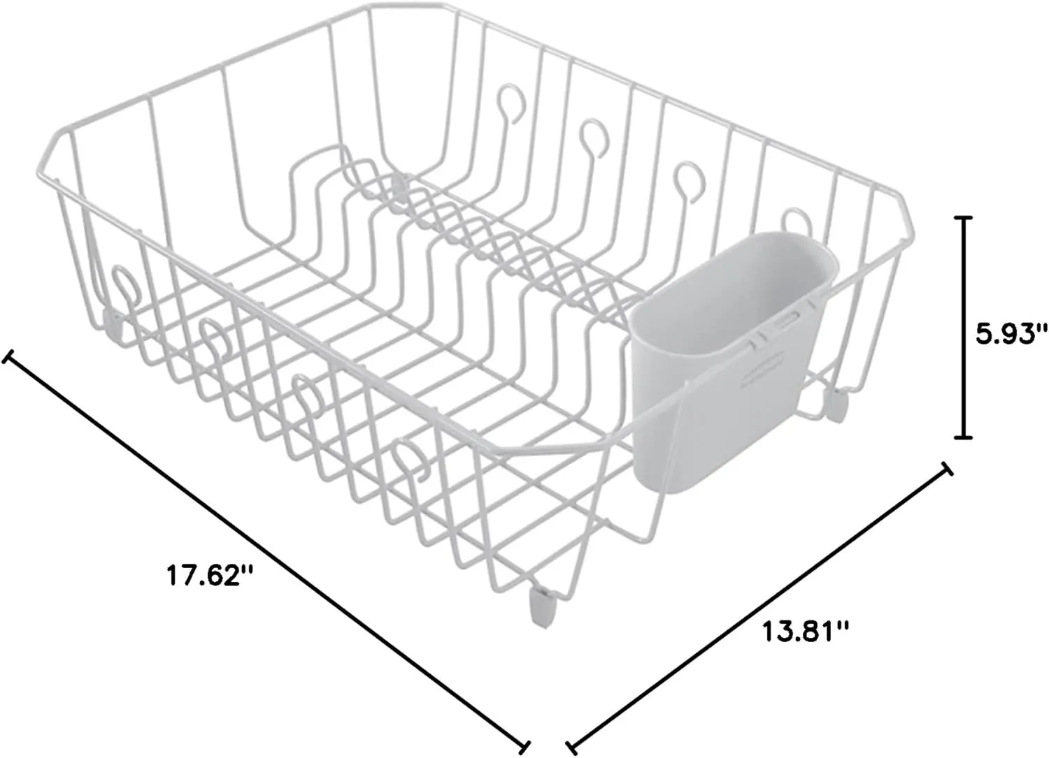Rubbermaid Food Products Rubbermaid, Large, White For Dish Drainer