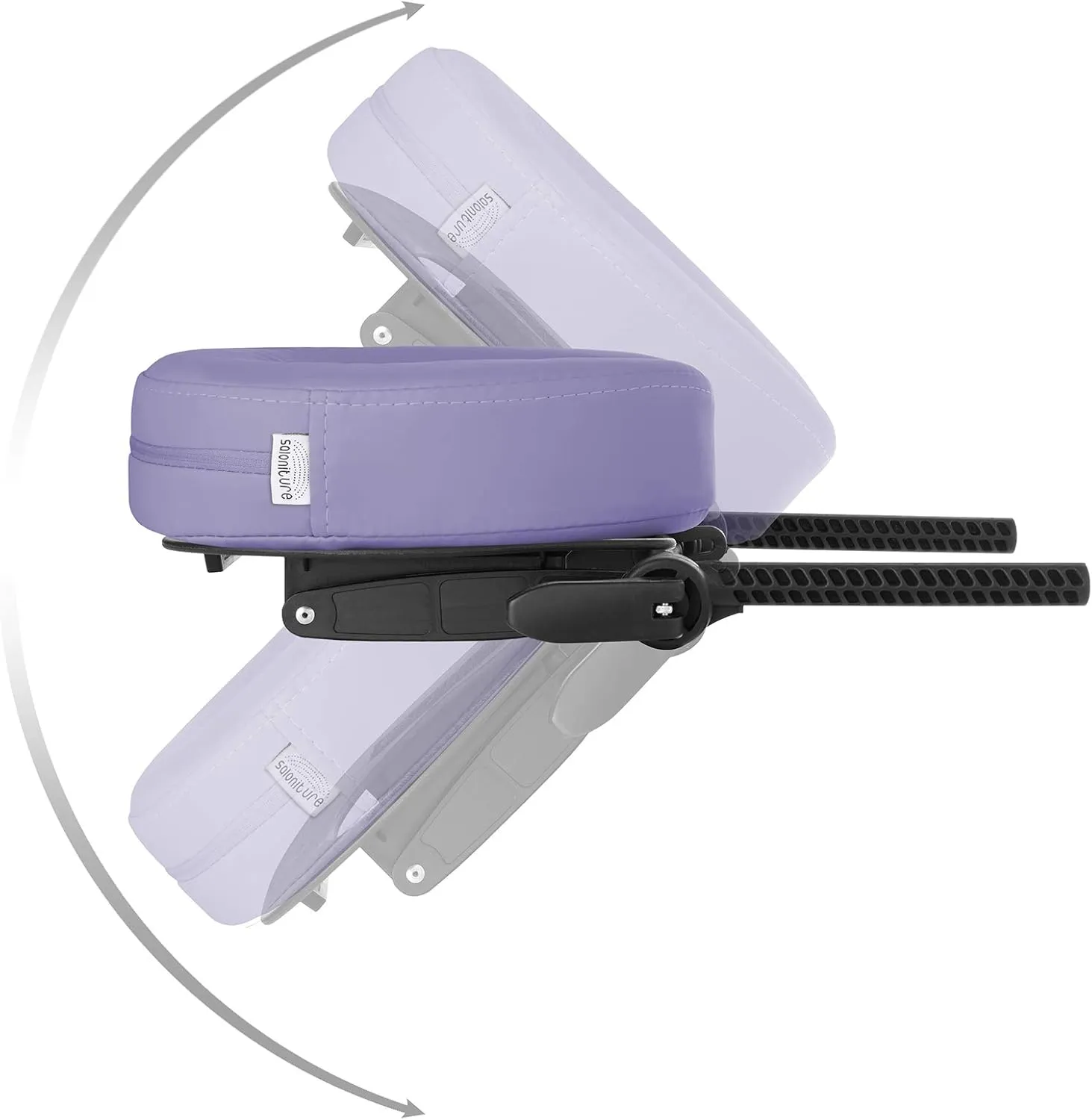 Saloniture Adjustable Massage Table Face Cradle and Pillow 3" Foam - Lavender
