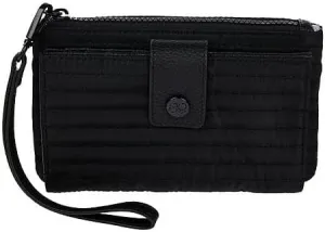 Samantha Brown To-Go RFID Quilted Travel Wallet (Black)