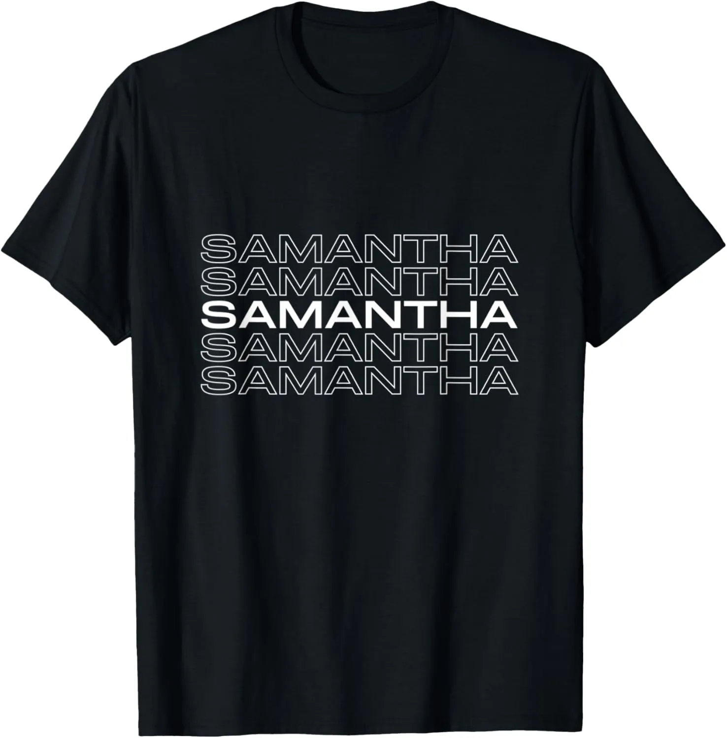 Samantha gift idea for girls women first given name Samantha T-Shirt