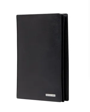 Samsonite DLX Leather Wallet 17 CCard Black