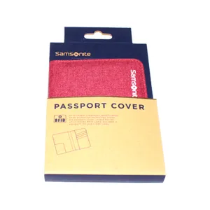 Samsonite Passport Cover Rfid Cherry