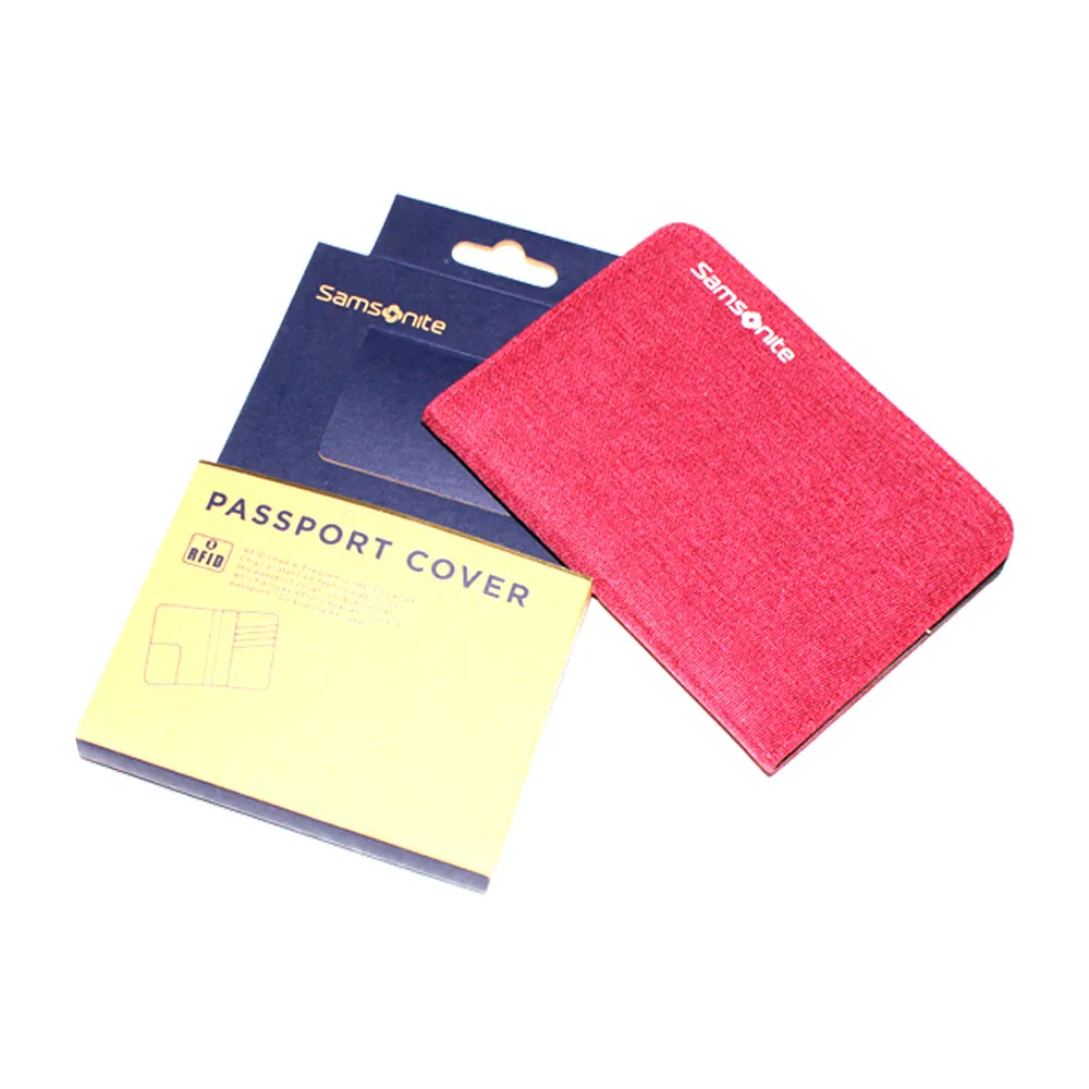 Samsonite Passport Cover Rfid Cherry
