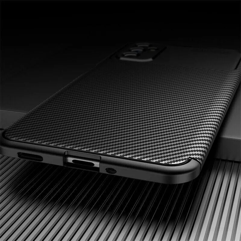 Samsung Galaxy A14 5G Case Carbon Gel Phone Cover Ultra Slim Shockproof