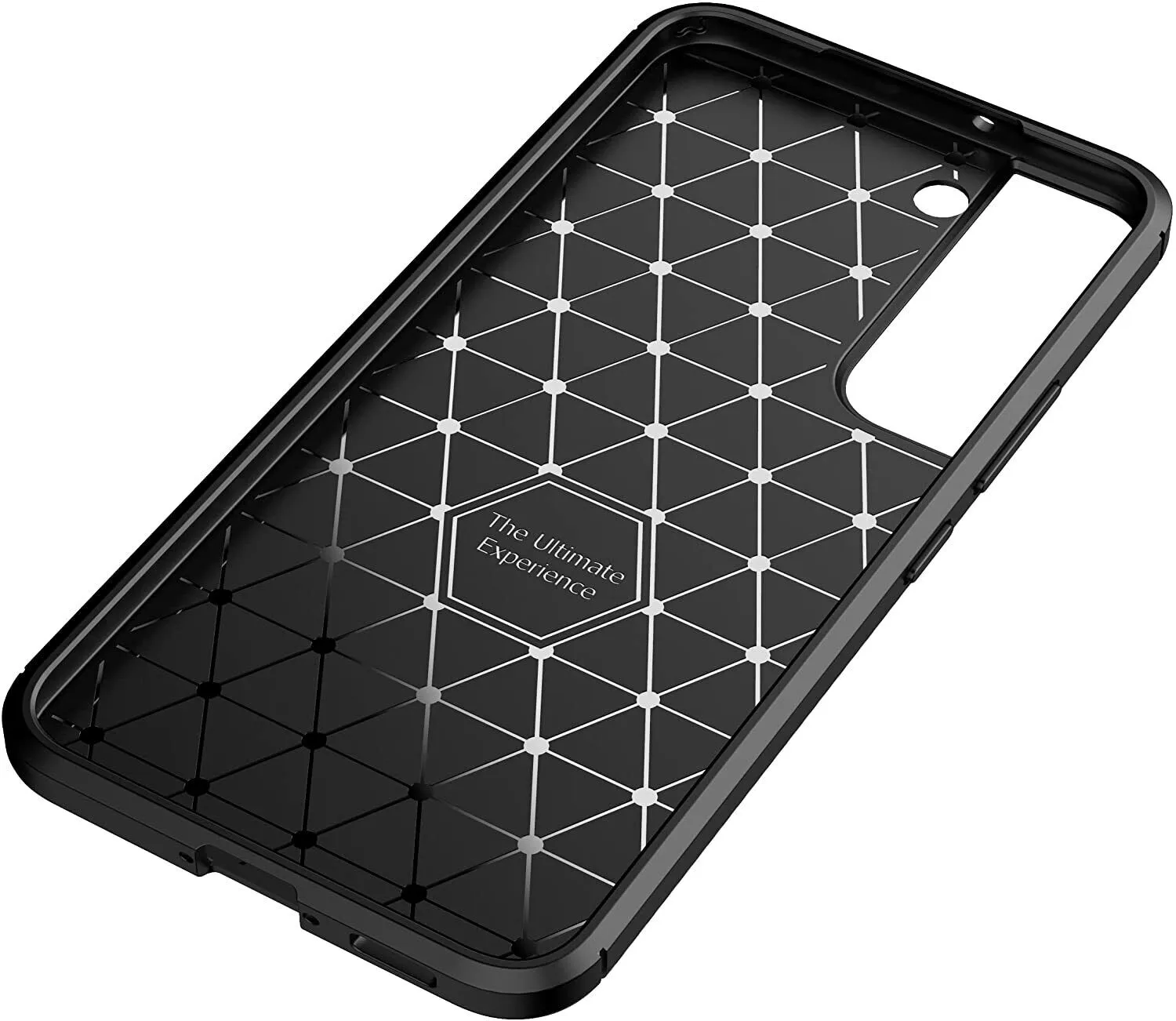 Samsung Galaxy S23 Case, Carbon Gel Phone Cover Ultra Slim Shockproof