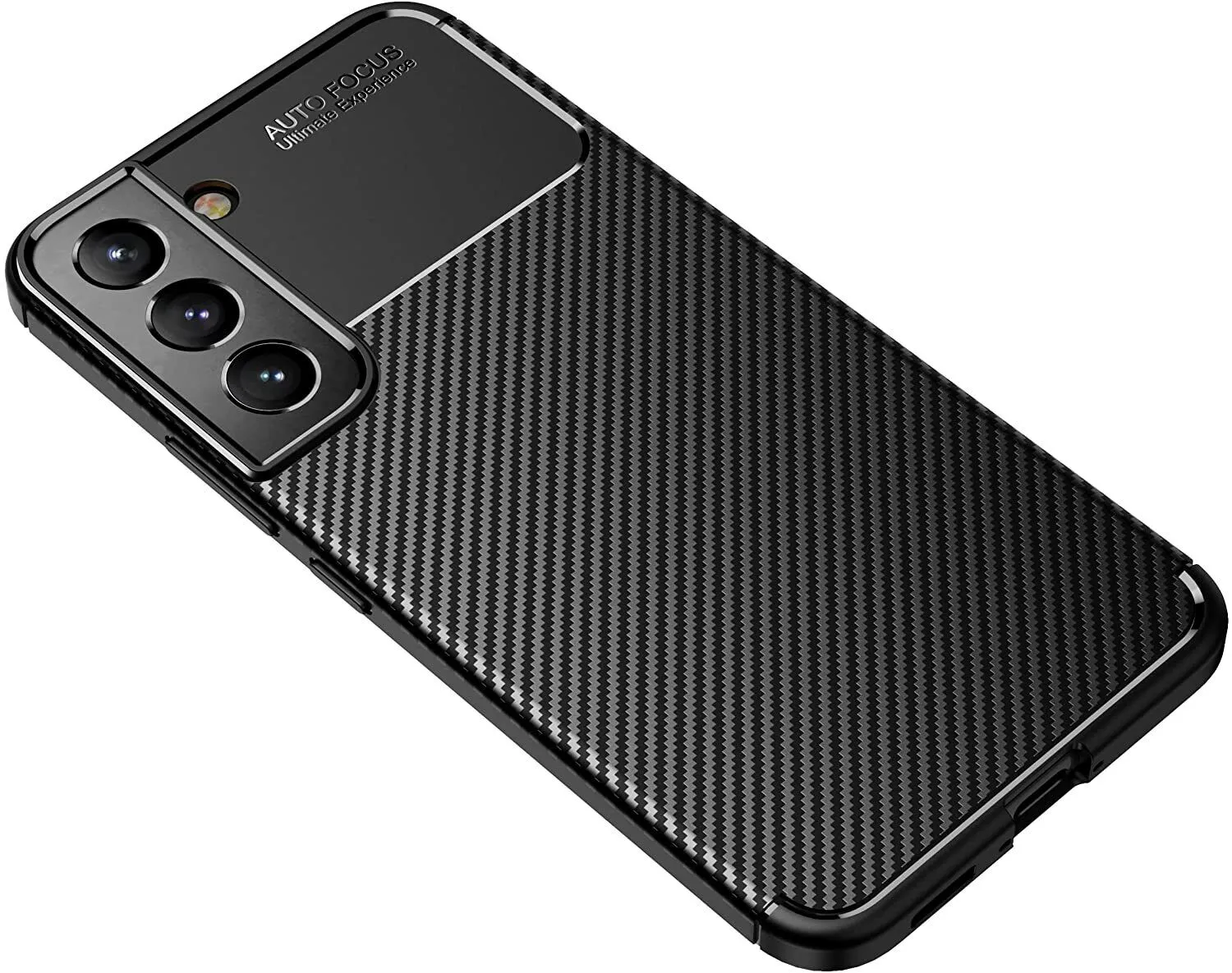 Samsung Galaxy S23 Case, Carbon Gel Phone Cover Ultra Slim Shockproof