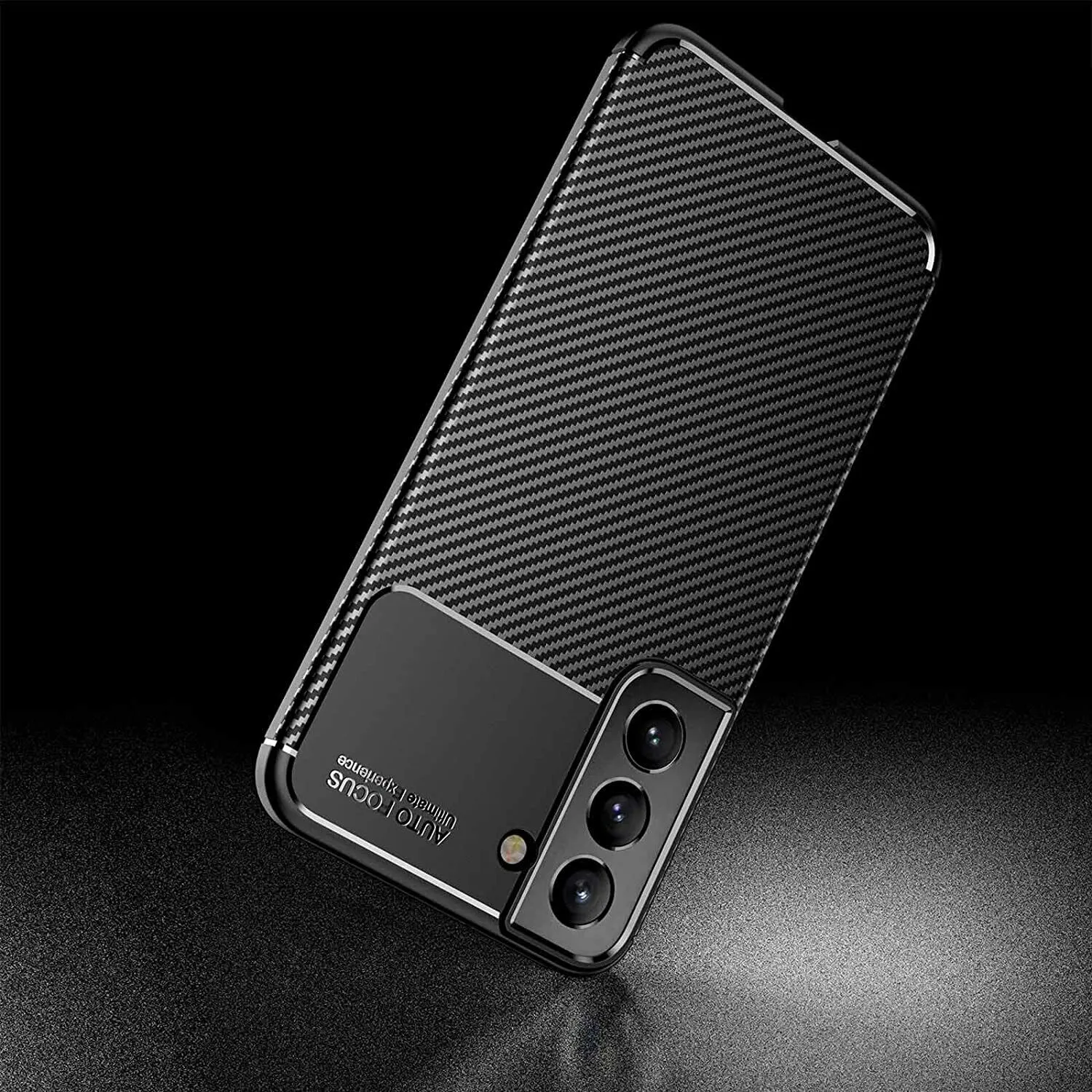 Samsung Galaxy S23 Case, Carbon Gel Phone Cover Ultra Slim Shockproof