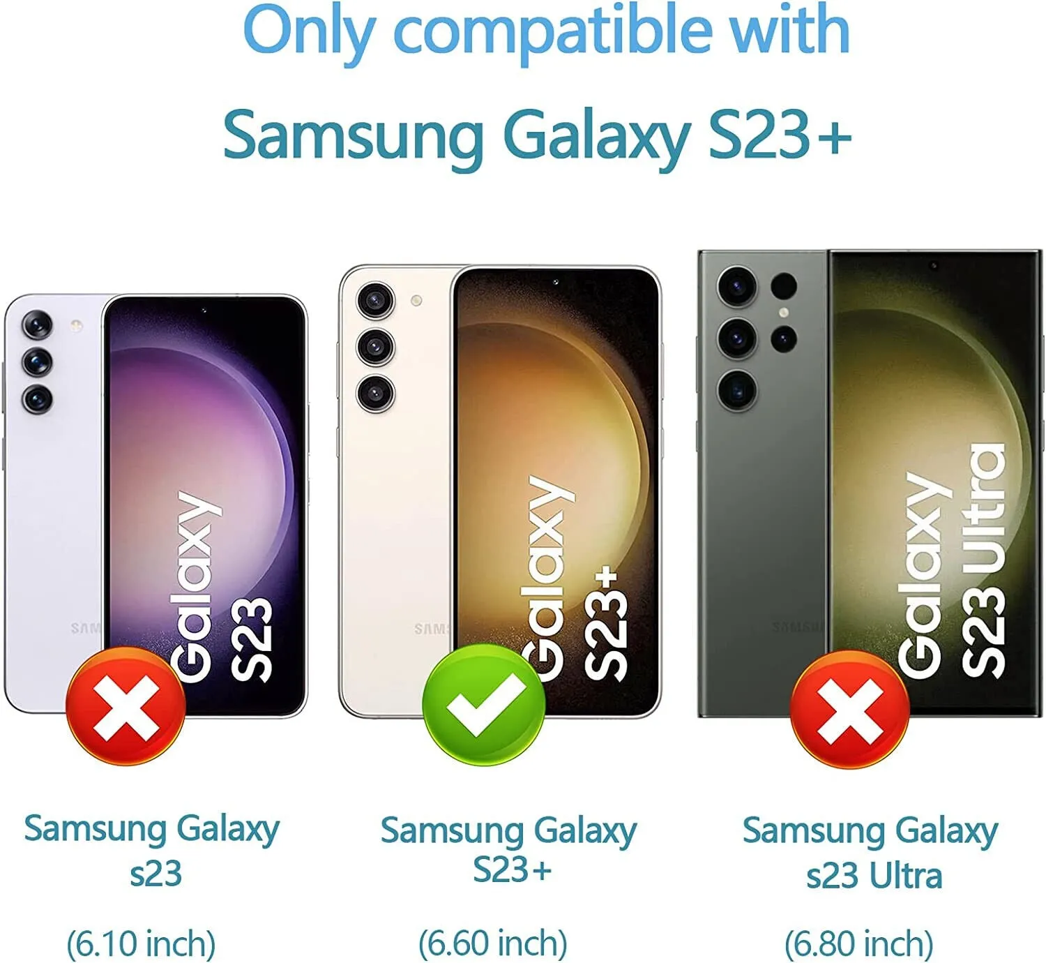 Samsung Galaxy S23  Plus Case Clear Silicone Slim Shockproof Gel Phone Cover