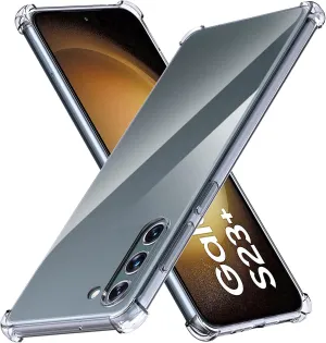 Samsung Galaxy S23  Plus Case Clear Silicone Slim Shockproof Gel Phone Cover