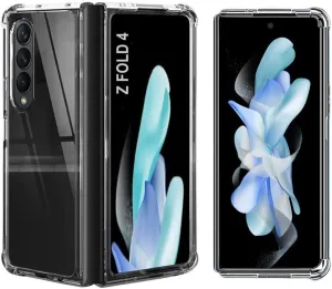 Samsung Galaxy Z Fold 4 Case Clear Silicone Slim Shockproof Gel Hard Cover