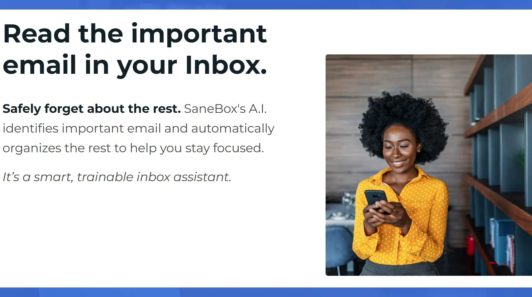 SaneBox - AI-Powered Email Management Tool