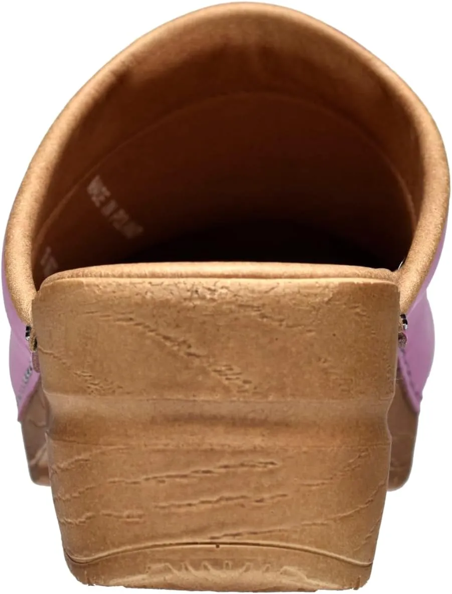 Sanita Segan, Vegan | Open Clogs | Original Artisan Product for Women | Anatomically shaped footbed with Soft Foam