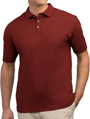 SCOTTeVEST Polo Shirt for Men - 3 Hidden Pockets - Breathable Moisture Wicking T-Shirt for Travel & More