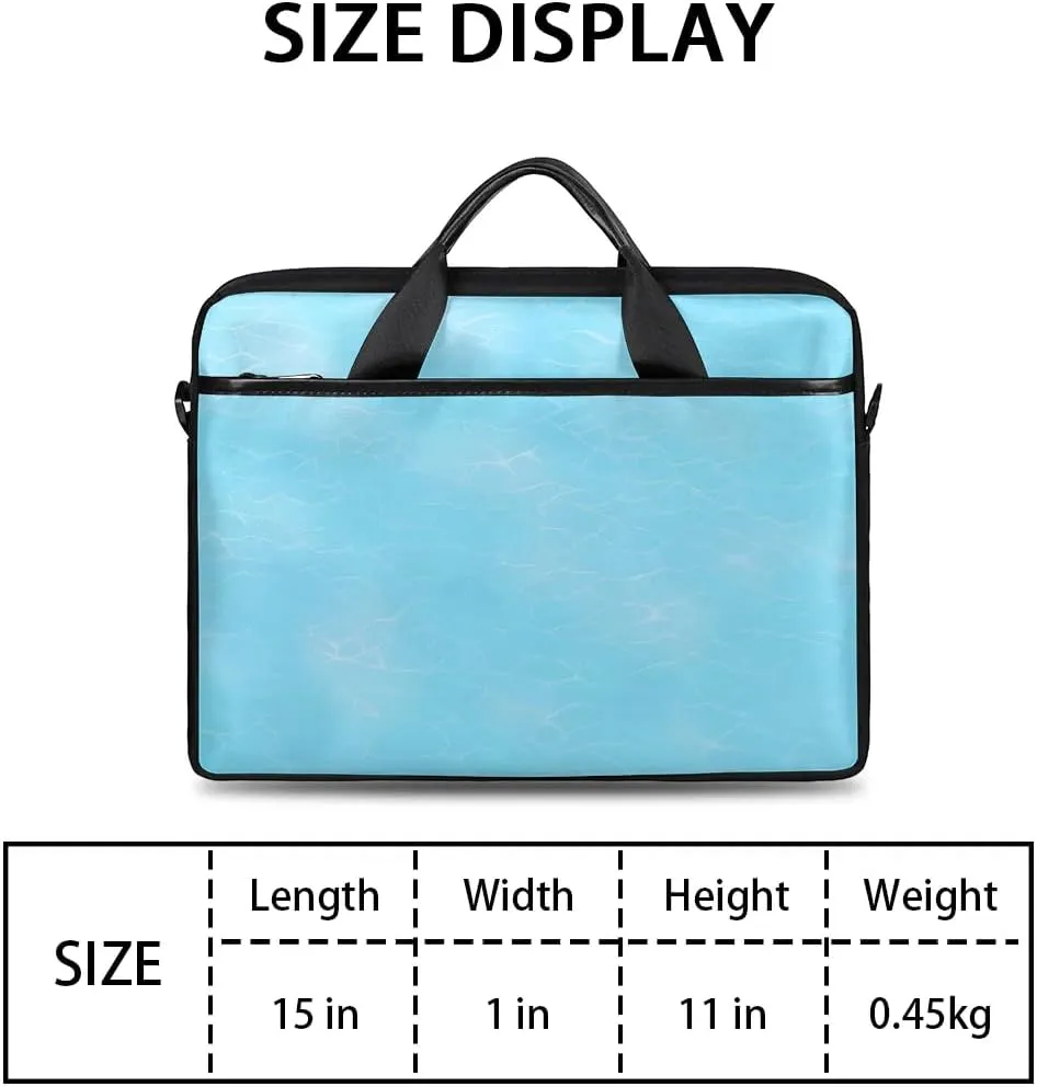 Sea Water Abstract 15 Inch Laptop Bag Laptop Shoulder Bag Computer Cases for Laptops or Tablets