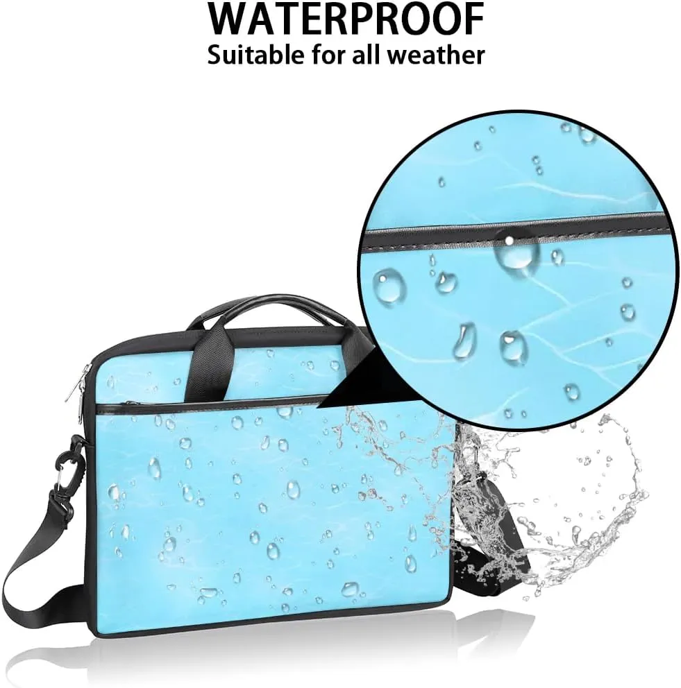 Sea Water Abstract 15 Inch Laptop Bag Laptop Shoulder Bag Computer Cases for Laptops or Tablets