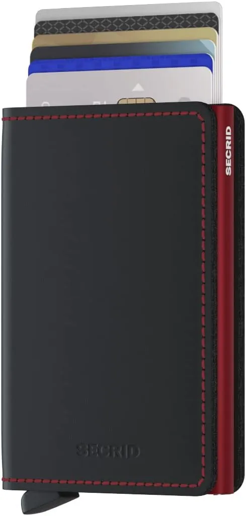 Secrid Men's Modern, Opaque Black, Einheitsgröße