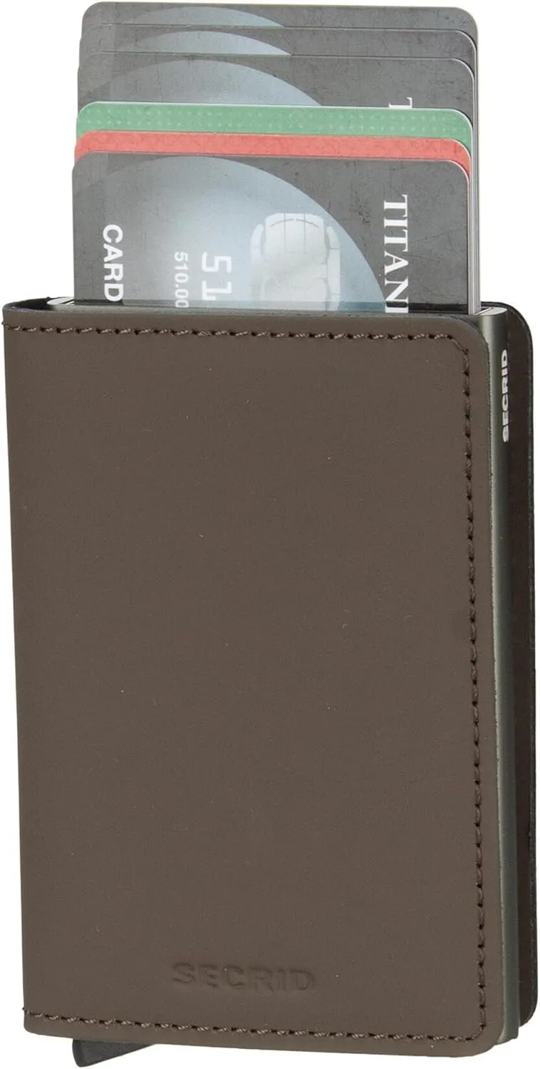 Secrid Men's Modern, Opaque Black, Einheitsgröße