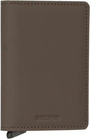 Secrid Men's Modern, Opaque Black, Einheitsgröße