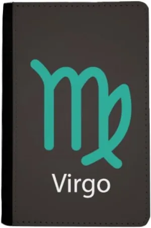 September August Virgo Constellation Passport Holder Notecase Burse Wallet Cover Card Purse