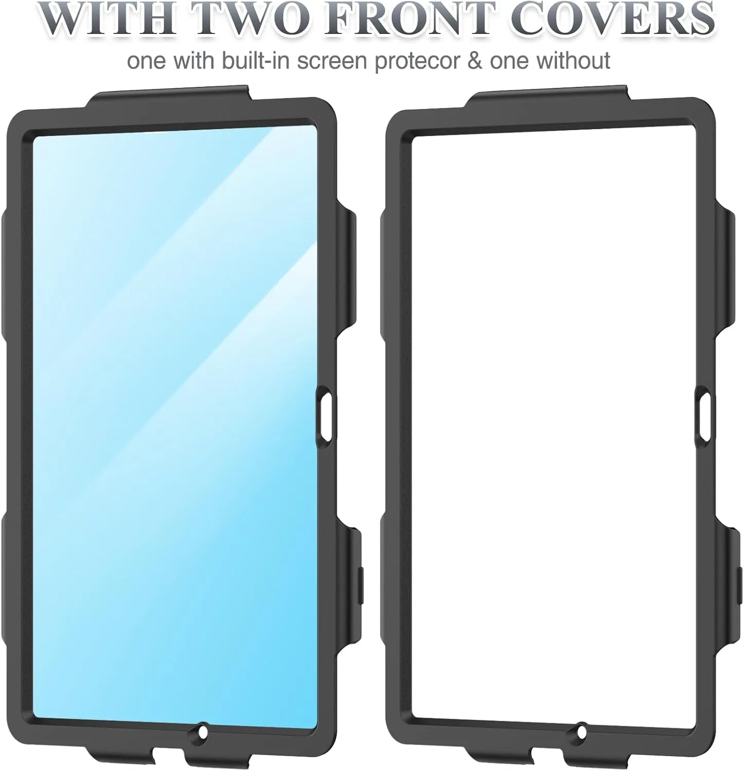 SEYMAC stock Case for Samsung Galaxy Tab A9  Plus 11'', Full-Body Drop Protection Case with Screen Protector Pencil Holder [360° Rotating Hand Strap] &Stand, Black