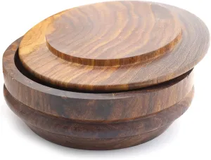 Shaving Bowl - Wooden Shaving Brush Bowl - Sustainable Shaving Soap Dish - with Lid - Shaving Soap Dish - for Shaving Soap - Shaving Cream Bowl - Sustainable Collection