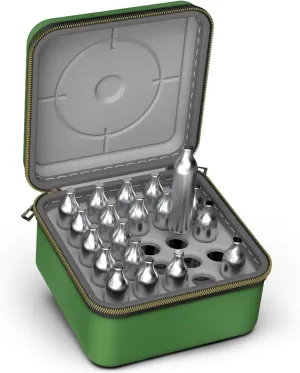 SHBC 12g Co2 Cartridges Case Safe for Airsoft Pistol Hunting BB Gun Silent Travel Organizer Holder Compatible with Crosman Umarex, Protect Bullets.
