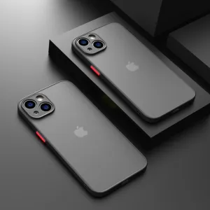 Shockproof Armor Matte Case For iPhone