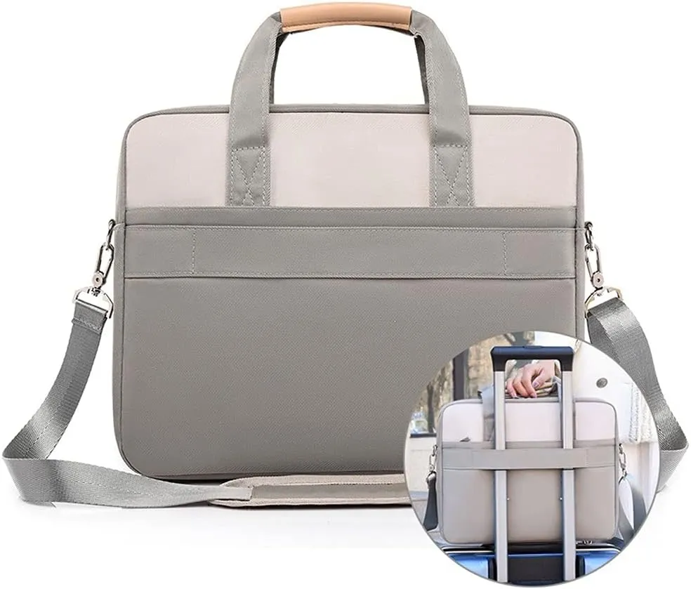 Shockproof laptop bags 13.3 14 15 15.6 inches portable backpacks for men and women (Gray-13-14inch)