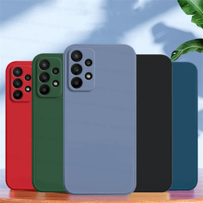 Shockproof Liquid Silicone Phone Case For Samsung Galaxy
