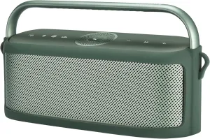 Shockproof Silicone Cover for Soundcore Motion X600 Speaker - Durable Protective Case with Adjustable Shoulder Strap for Outdoor, Hiking, Travel, Carrying (Green)
