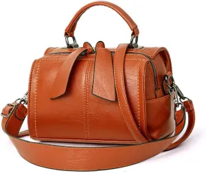 Shoulder Bag and Purse for Women PU Leather Handbag Multi-pocket Top-Handle Satchel Ladies Bowknot Tote