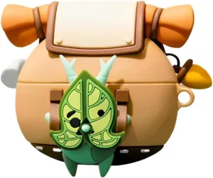 Silicone Korok Case Compatible with Beats Studio Buds (2023)/Beats Studio Buds(2021) with Keychain, Cute Anime Yahaha Shockproof Protective Cover for Kids
