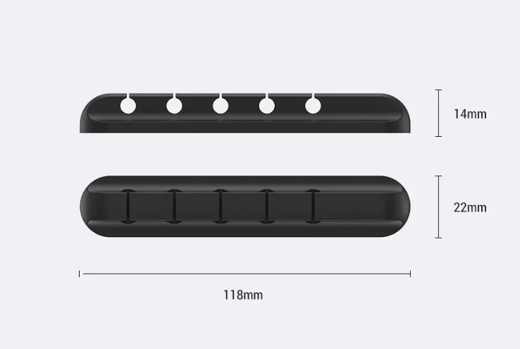 Silicone Storage Cable Management Clamp